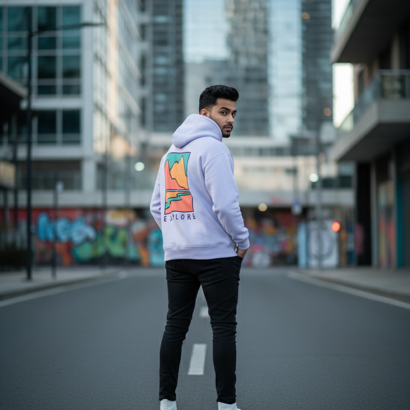 Explore Unisex Oversized Hoodie