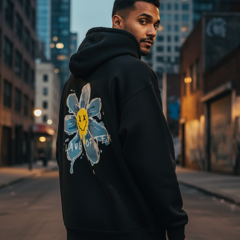 Laugh Unisex Oversized Hoodie