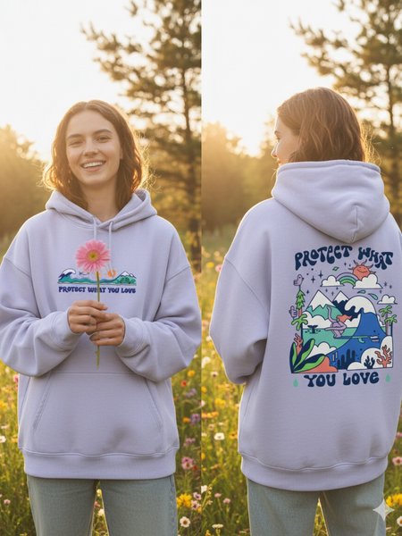 Nature Love Unisex Oversized Hoodie