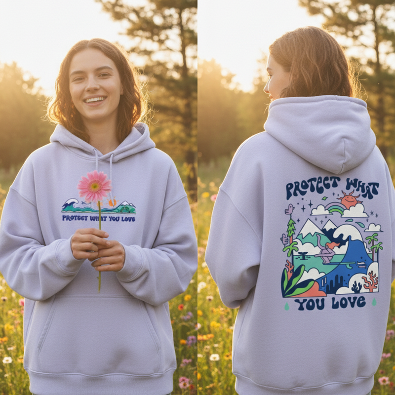 Nature Love Unisex Oversized Hoodie