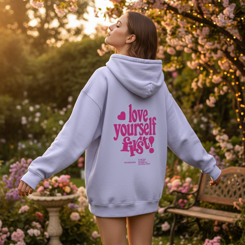 Love Yourself Unisex Oversized Hoodie