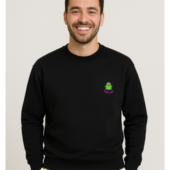 Unavailable Embroidery Unisex Oversized Sweatshirt