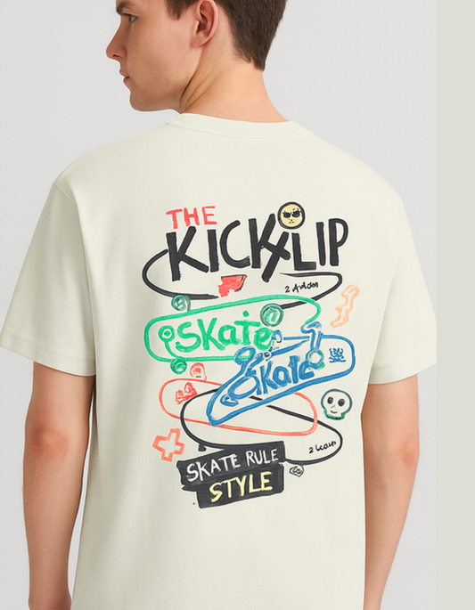 Kick flip Unisex Oversized Classic T-Shirt